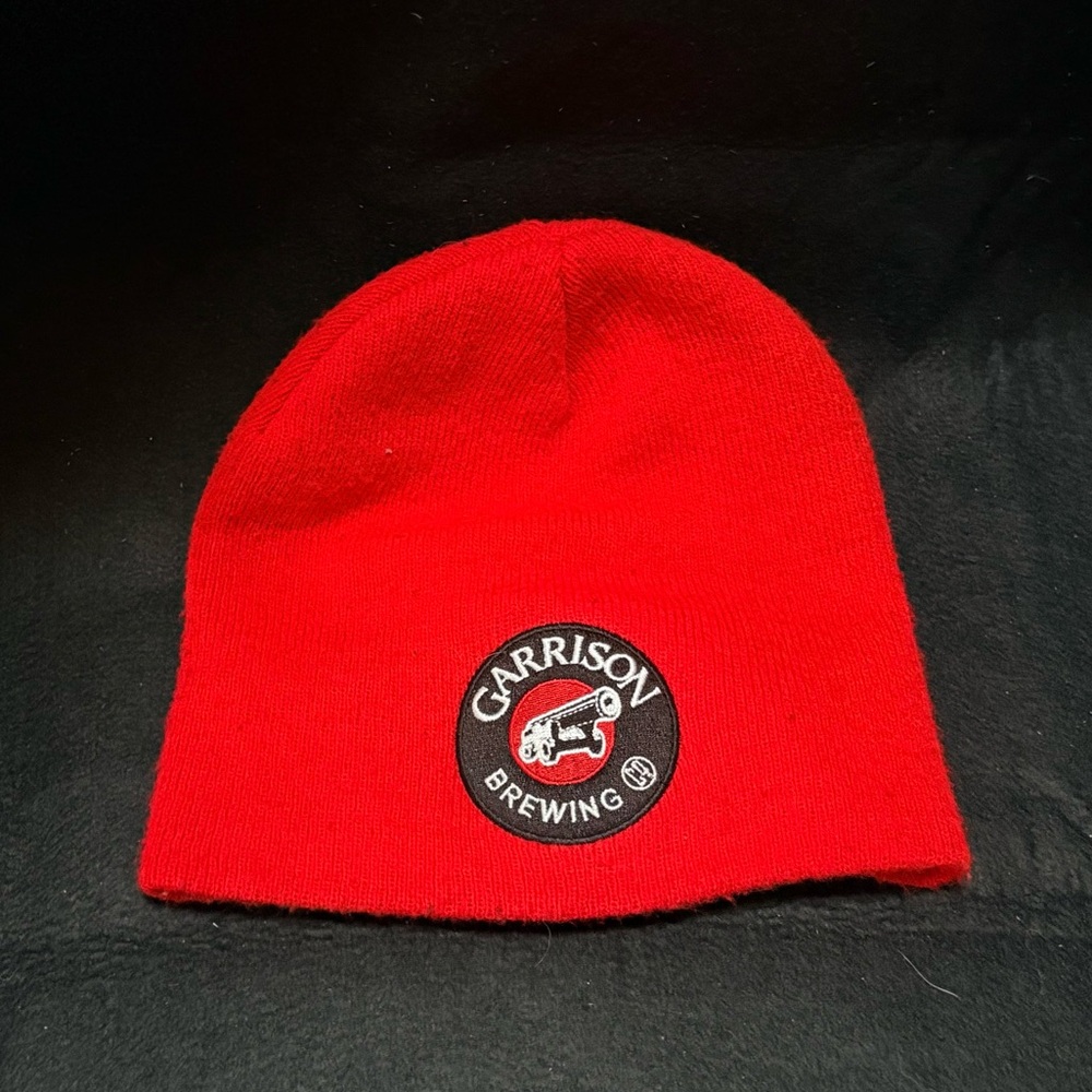 3/$30 | Garrison Brewing | Beanie Toque - O/S, Red/Black